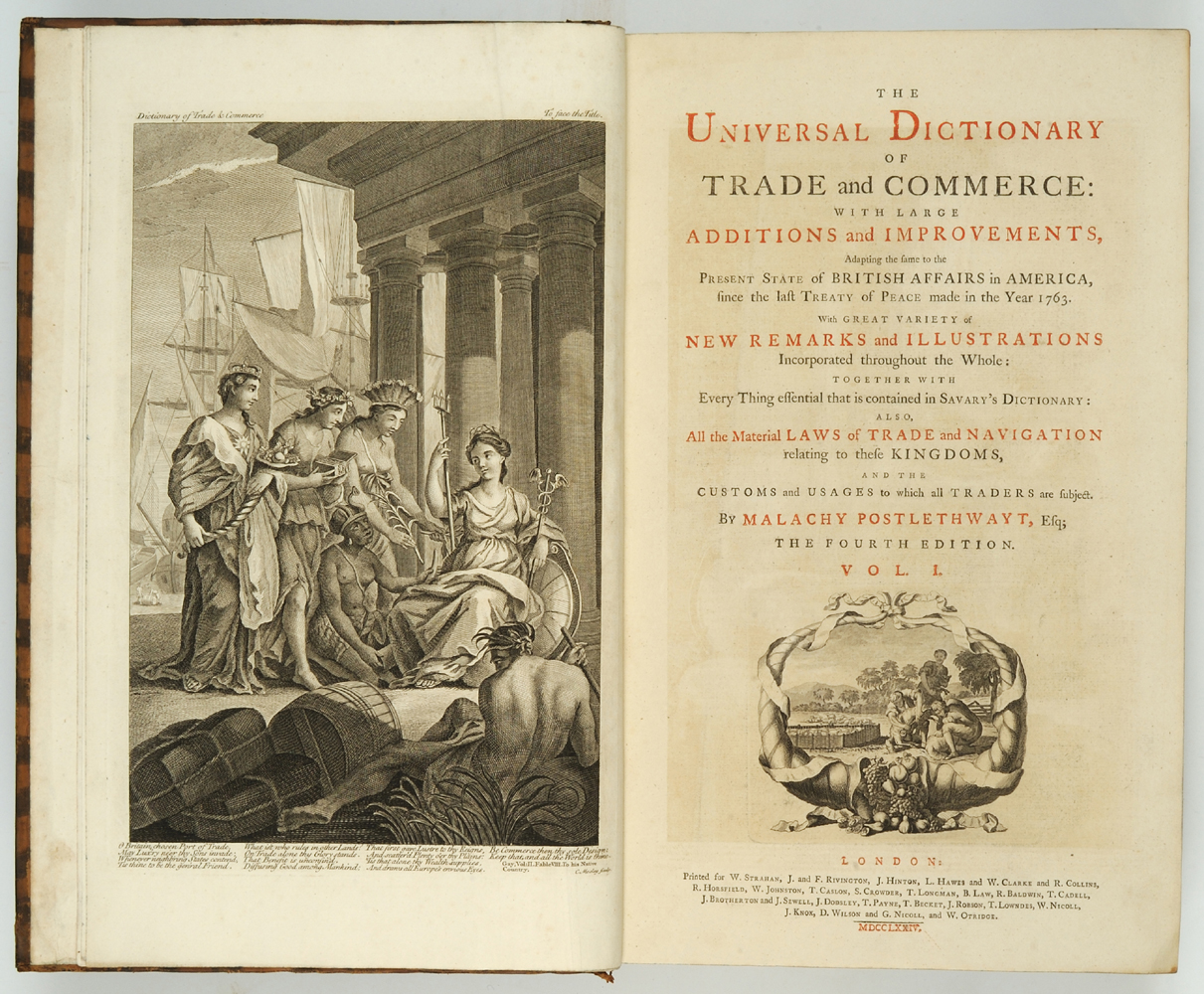 The Universal Dictionary of Trade and Commerce by Malachy Postlethwayt, 1774