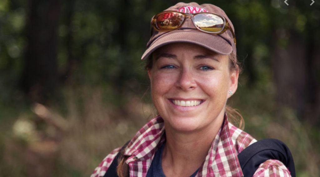 Archaeologist Meg Watters was the lead investigator at Parker's Revenge, a Revolutionary War battle site between Lexing and Concord, Massachusetts.