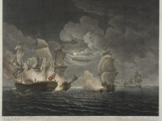 The memorable Engagement of Captn. Pearson of the Serapis ..., Daniel Lerpinière and James Fittler, engravers; after Richard Paton, artist, London: John Boydell, 1780