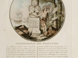 Indépendance des États-Unis, L. Roger, engraver; after Jean Duplessis-Bertaux, artist, Paris: Chez Blin, 1786