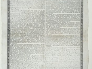 The Old Soldier—A Fact. Americans! Read and Reflect, Printed by order of a few surviving soldiers of the Revolution, [1828]