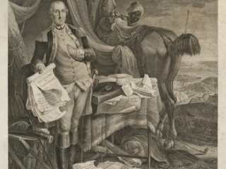 Click for a larger view. <em>Le General Washington</em> by Noël Le Mire, 1780