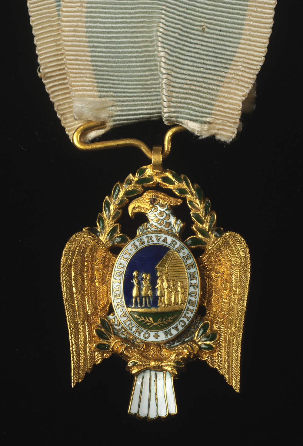 Society of the Cincinnati Eagle insignia owned by Larz Anderson, ca. 1910