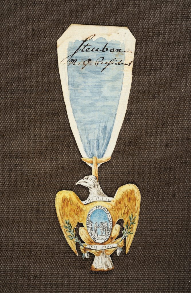 Sketch for the Eagle of the Society of the Cincinnati, Pierre-Charles L’Enfant, June 1783
