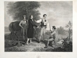 The Capture of Major Andre, Alfred Jones, James Smillie and Robert Hinshelwood, engravers; after Asher Brown Durand, artist, New York: Published by the American Art Union, 1845