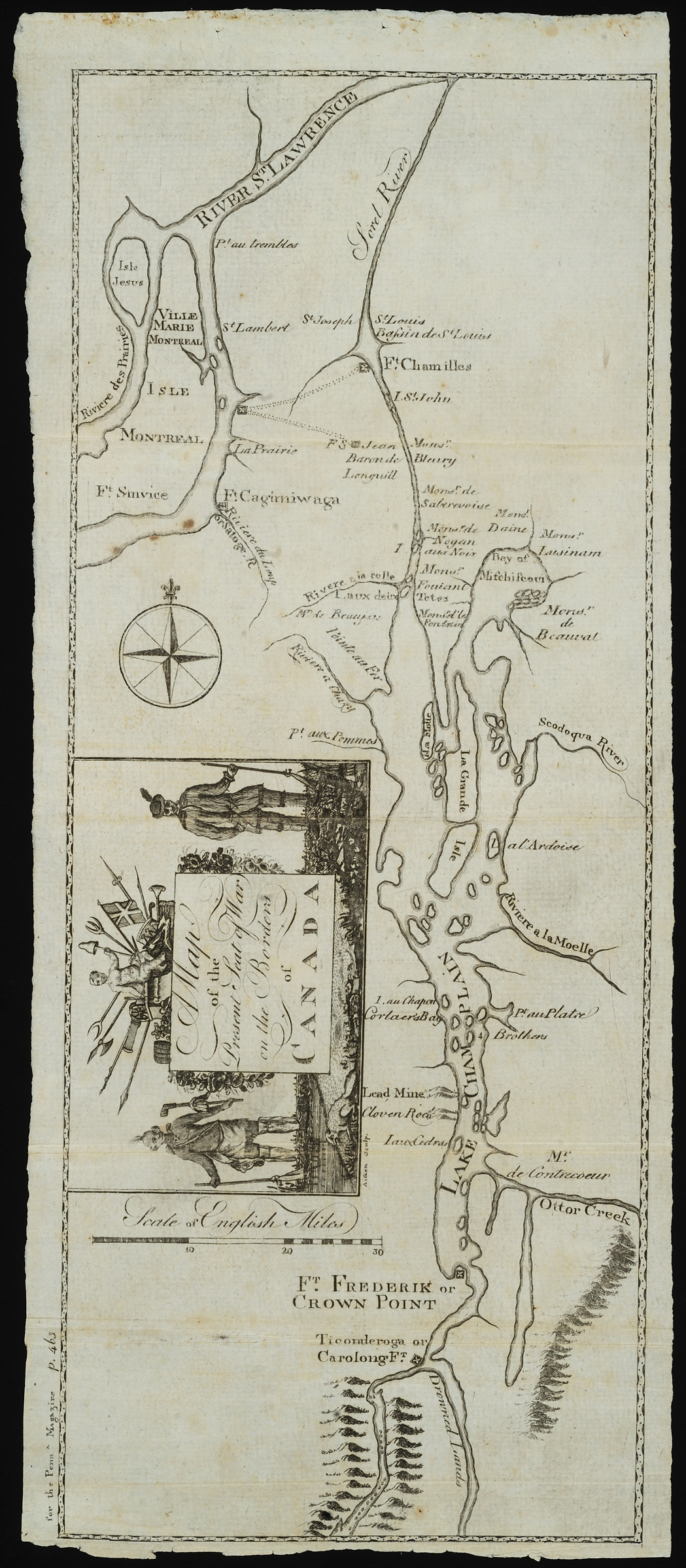 A Map of the Present Seat of War on the Borders of Canada, Robert Aitken, Philadelphia: Robert Aitken, 1775