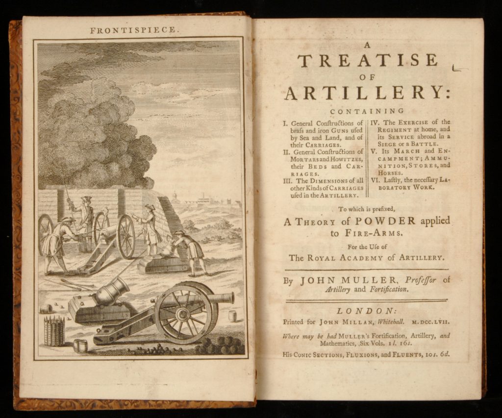 A Treatise of Artillery, John Muller, London: John Millan, 1757