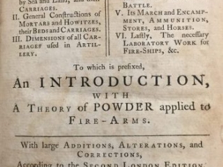 A Treatise of Artillery, John Muller, Philadelphia: John Norman, 1779