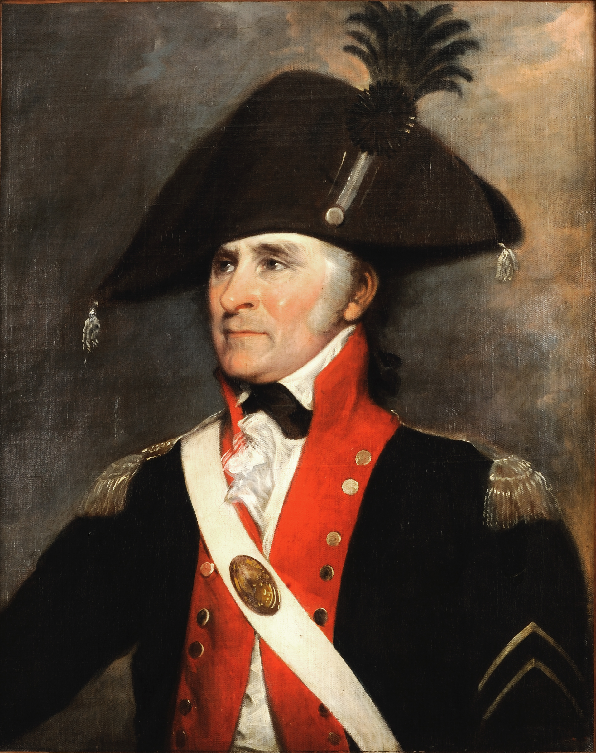 Bryan Rossiter was a New York City fruit seller and sergeant at arms of the New York State Society of the Cincinnati when John Trumbull painted this portrait of him.