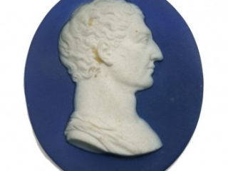 George Washington portrait medallion by Wedgwood & Bentley, ca. 1777