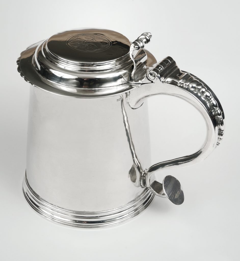 Tankard owned by Ennis Graham, ca. 1747-1763
