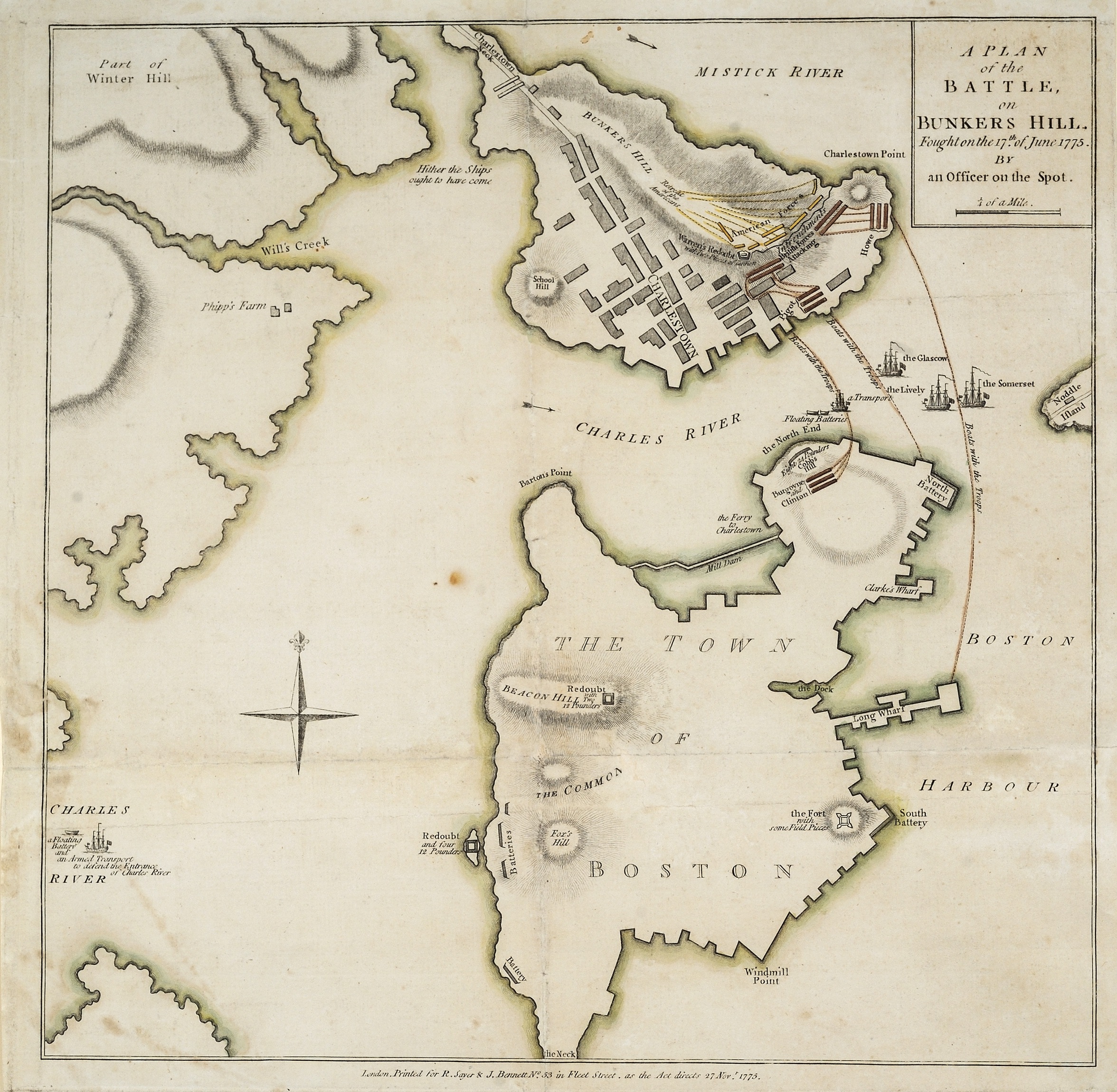 Battle of Bunker Hill - 12 Diagram