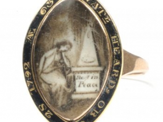 Mourning ring memorializing Nathaniel Heard, 1792