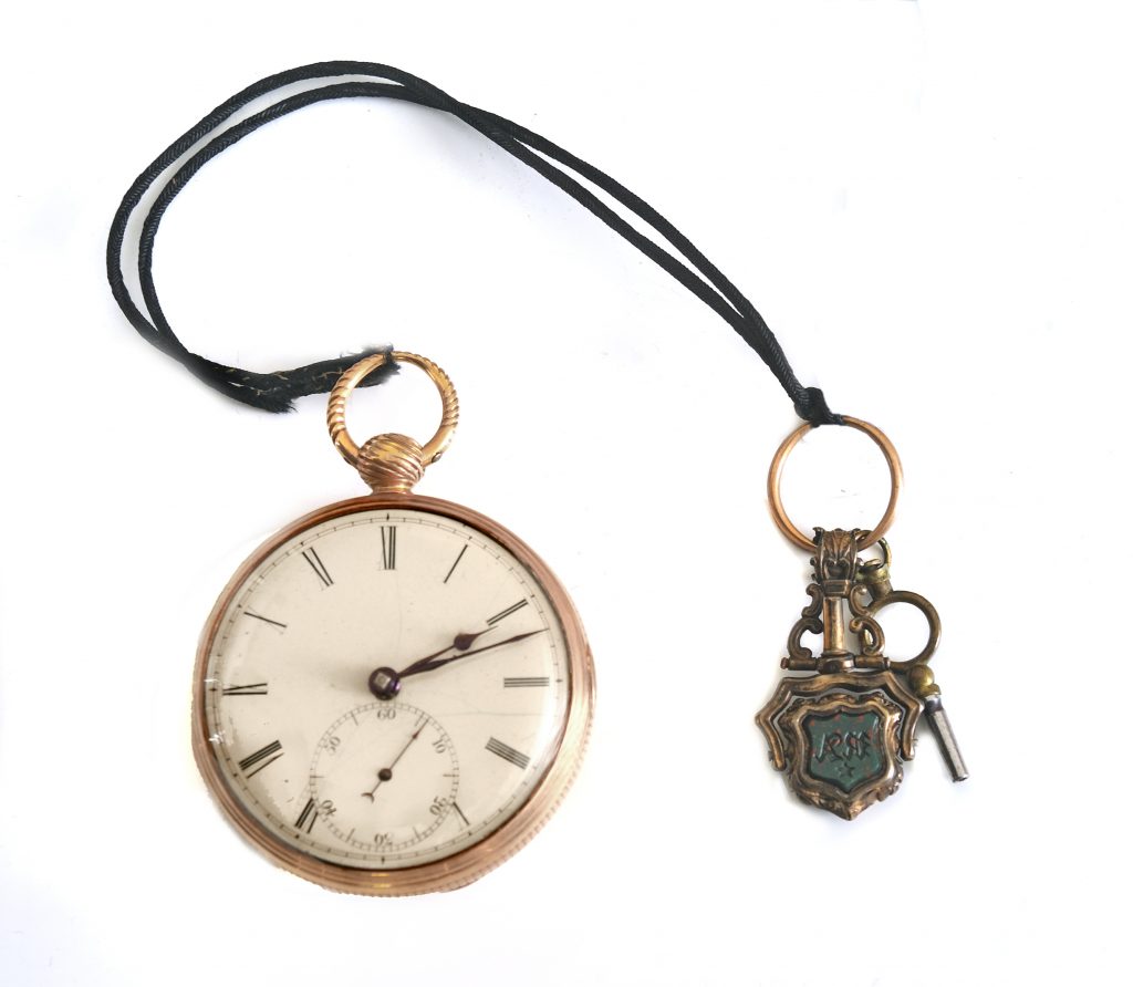Pocket watch owned by Richard Clough Anderson, 1776