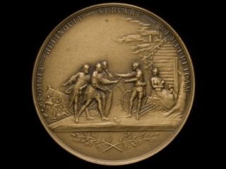 Society of the Cincinnati medal designed by L'Enfant, 1914