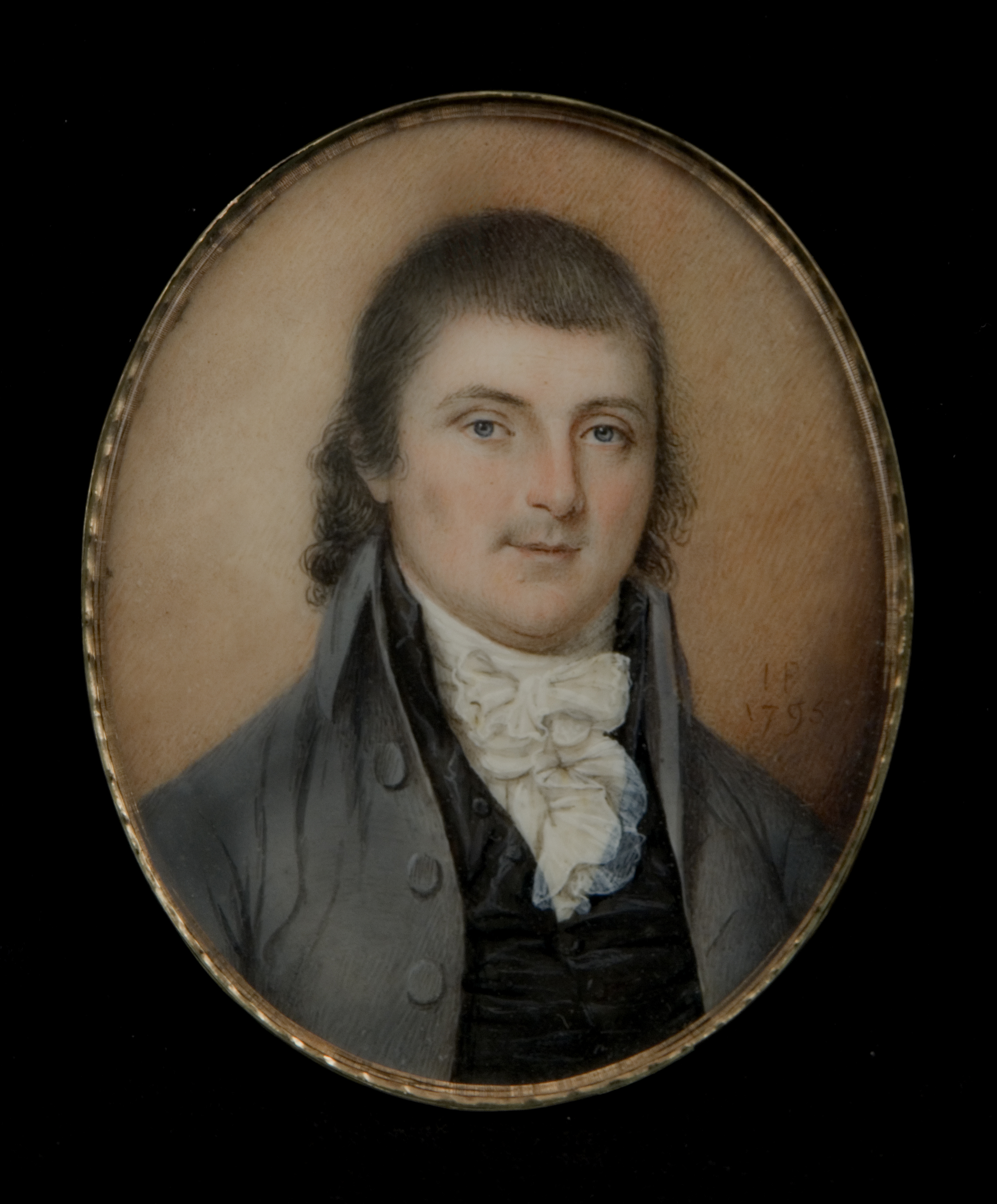 Thomas Posey portrait miniature by James Peale, 1795
