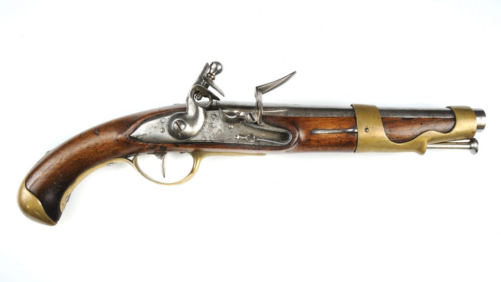 French Model 1766 cavalry pistol made at St. Etienne, 1775