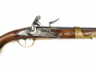 French Model 1766 cavalry pistol made at St. Etienne, 1775