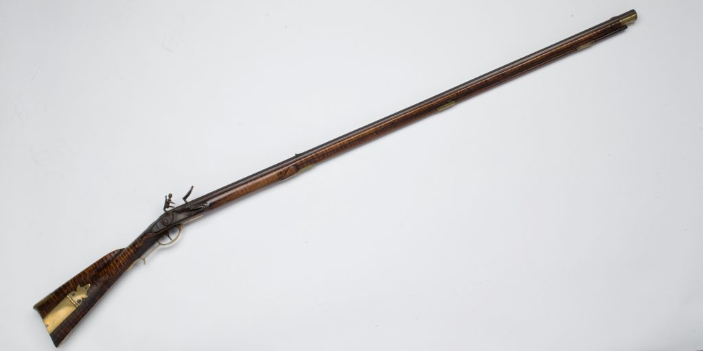 Click for a larger view. Pennsylvania long rifle, ca. 1780-1790