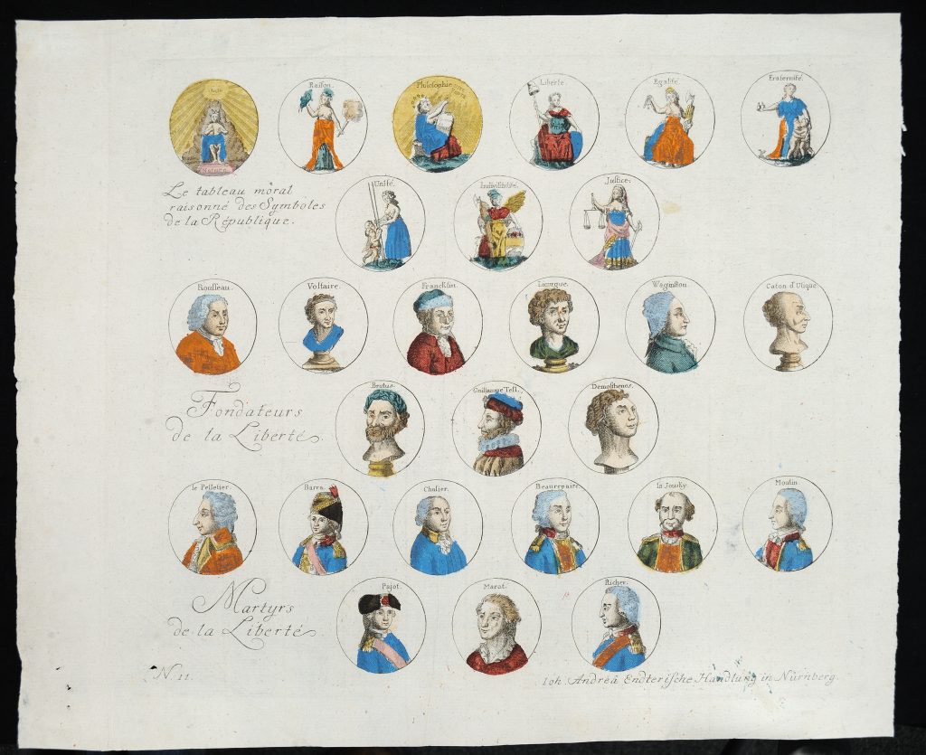 La Tableau Moral Raisonné des Symboles de la République, ca. 1794
