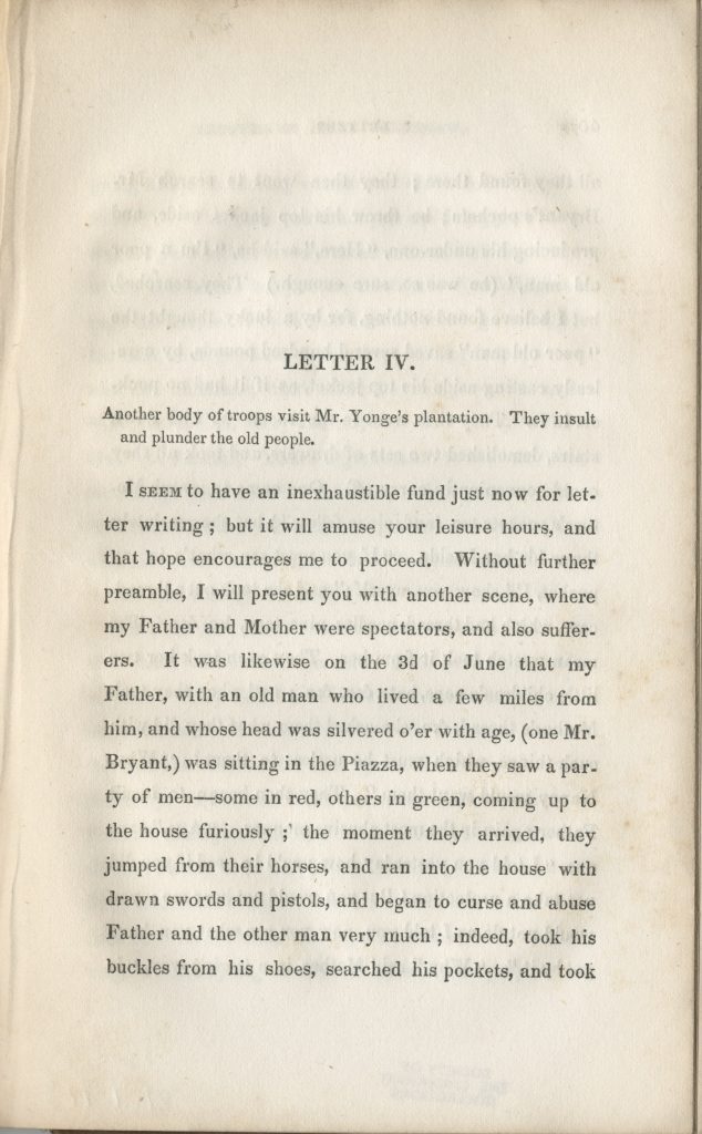 Letters of Eliza Wilkinson: during the invasion and possession of Charleston, S.C., by the British in the revolutionary war by Eliza Wilkinson and Caroline Howard Gilman, 1839