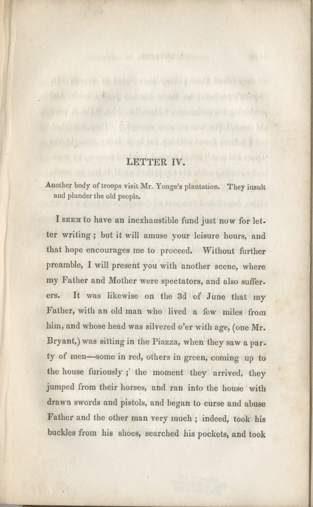 Letters of Eliza Wilkinson: during the invasion and possession of Charleston, S.C., by the British in the revolutionary war by Eliza Wilkinson and Caroline Howard Gilman, 1839