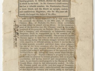 Autobiographical journal: prospect in Mourne, County Down, Ireland, 1795-1819 by Alexander Chesney, 1795-1819