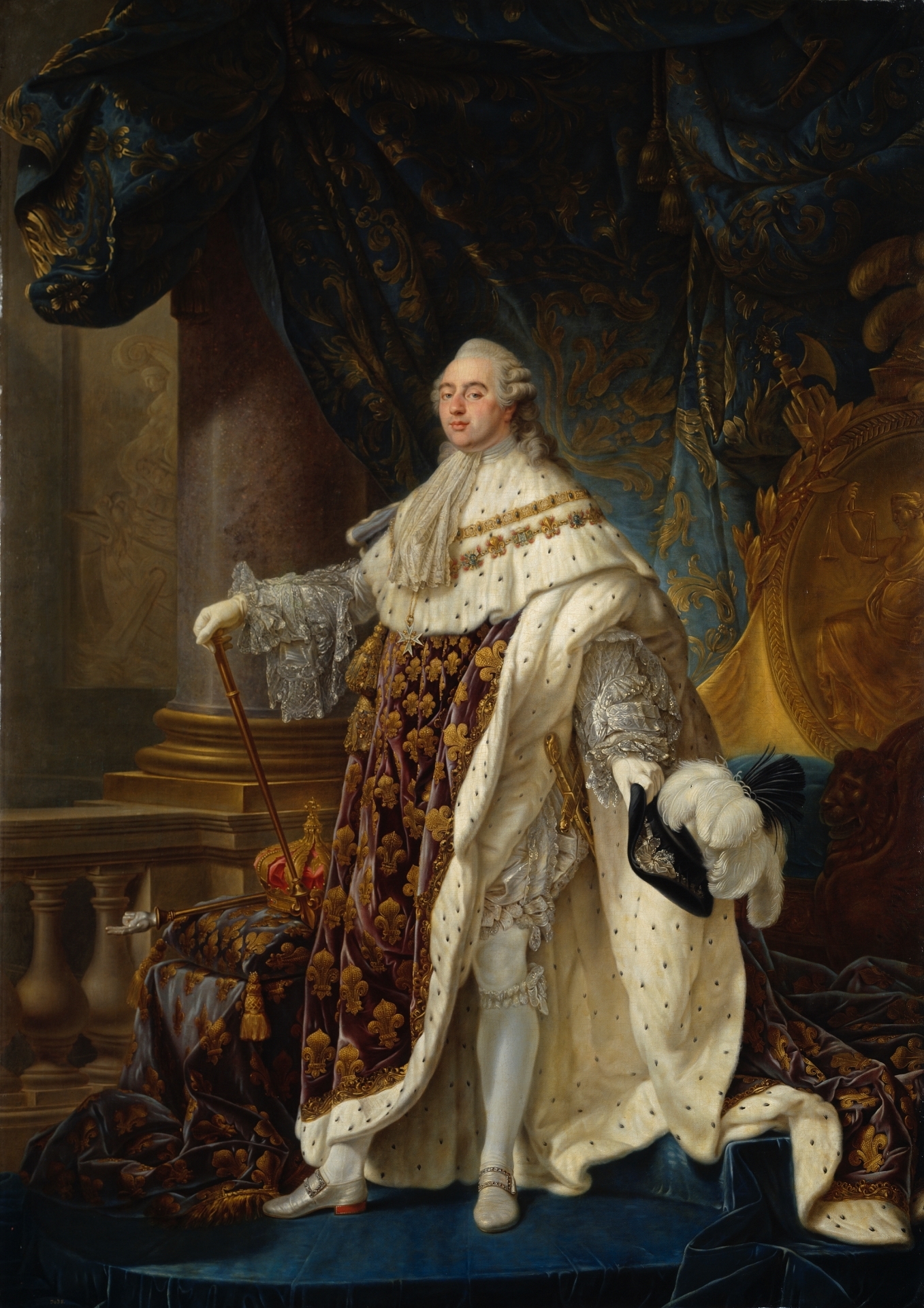 Portrait of King Louis XVI by Antoine-Francois Callet, 1778-79