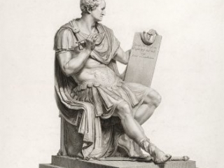 Click for a larger view. Giorgio Washington Alla grande nazione degli Stati Uniti di America by Antonio Canova (1757-1822), sculptor, Tognoli Giovanni (1786-1862) artist, Angelo Bertini,, 19th century, Italian engraver