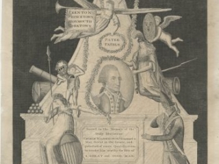 Click for a larger view. Sacred to the memory of the truly illustrious George Washington by John Coles