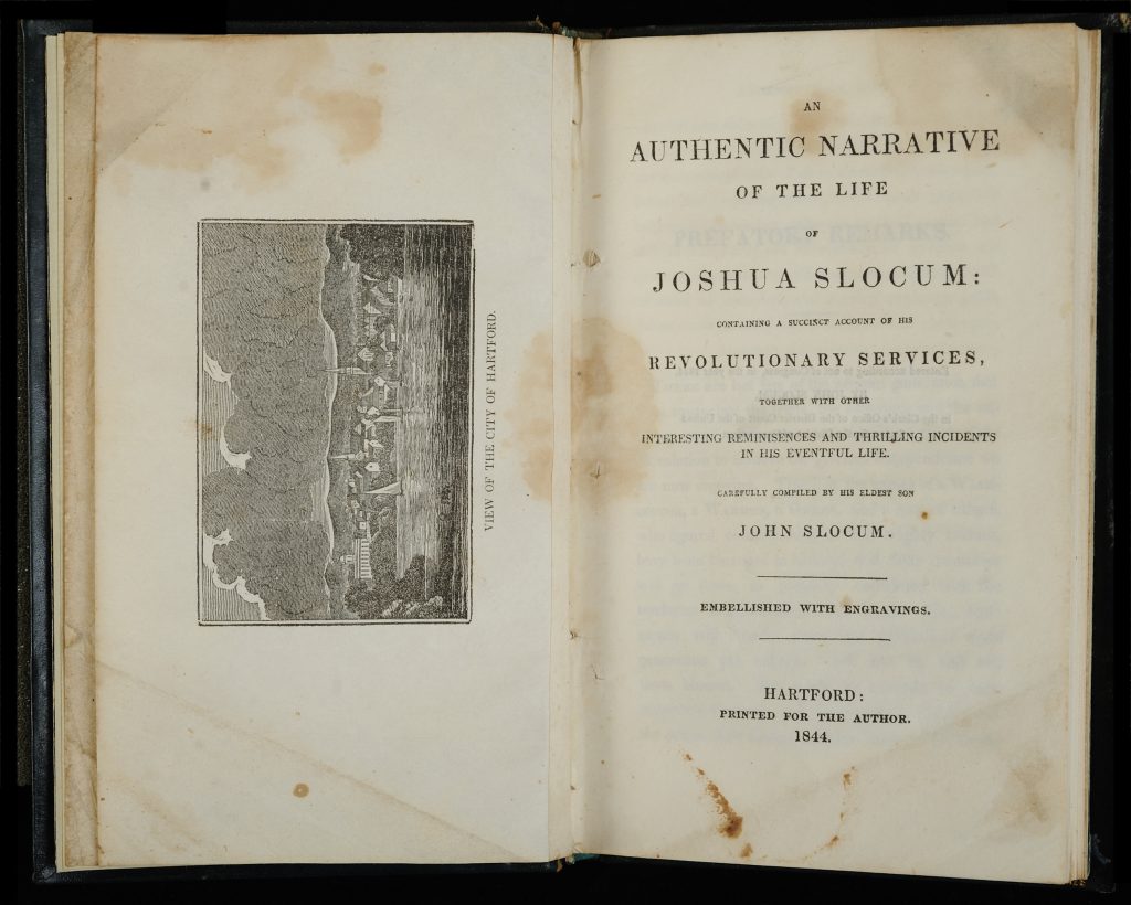 An Authentic Narrative of the Life of Joshua Slocum, 1844