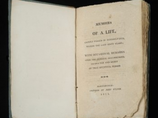 Memoirs of a Life, Chiefly Passed in Pennsylvania, 1811