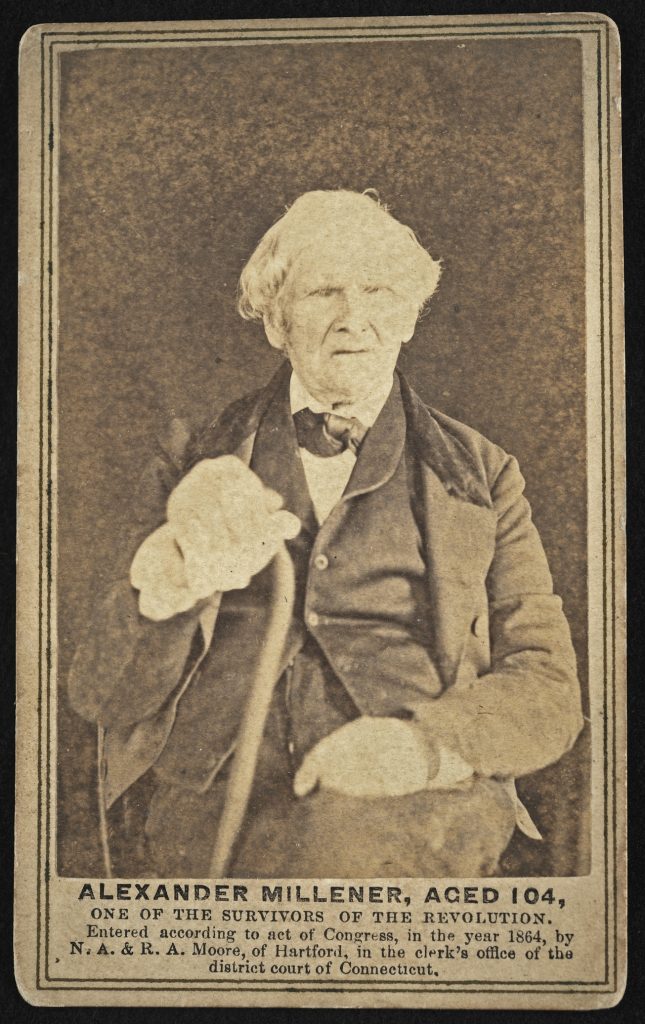 Alexander Millener, Aged 104, 1864