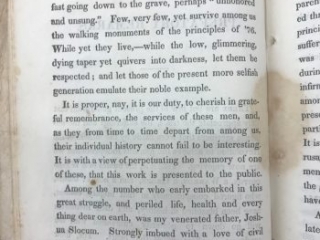 An Authentic Narrative of the Life of Joshua Slocum, 1844