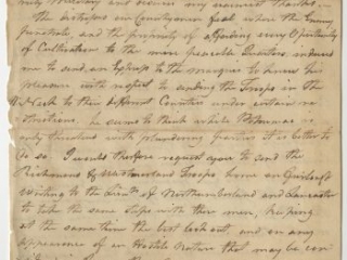 Click for a larger view. George Weedon to Col. Nelson, June 15, 1781