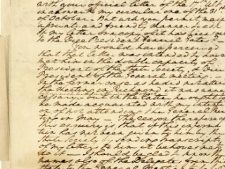 Click for a larger view. George Washington to George Weedon, December 29, 1786