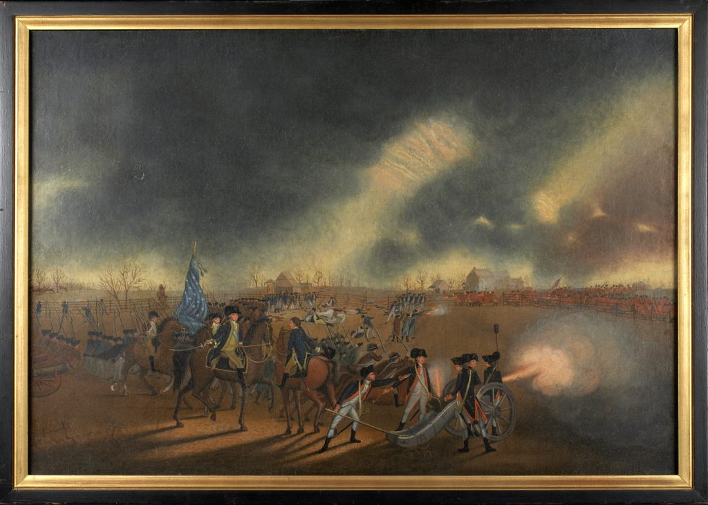 2 The Battle of Princeton by James Peale, ca. 1782