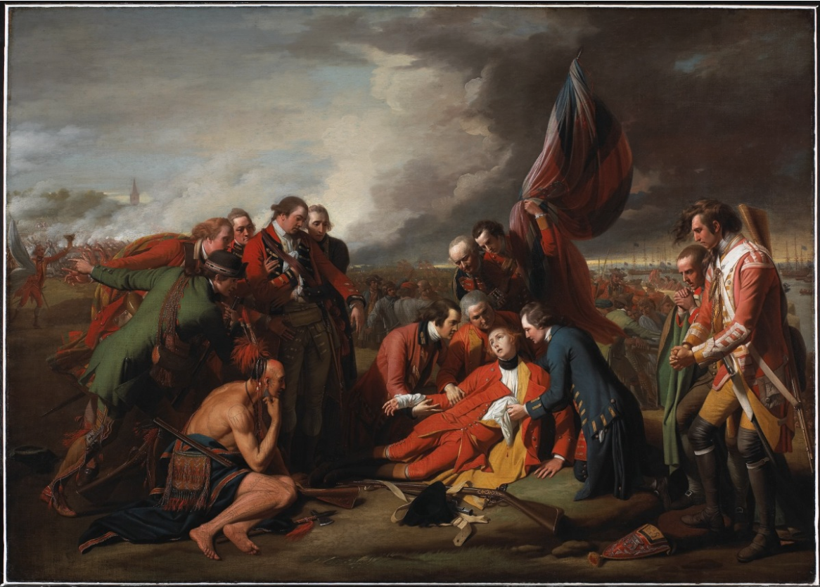 5 The Death of General Wolfe by Benjamin West