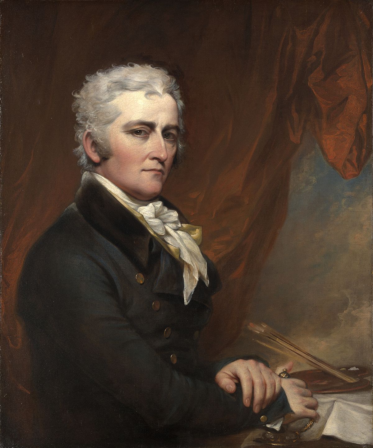 5 Self Portrait by John Trumbull, ca. 1802