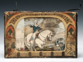 Click for a larger view. "The Historiscope: A Panorama & History of America" by Milton Bradley & Co., ca. 1860-1890