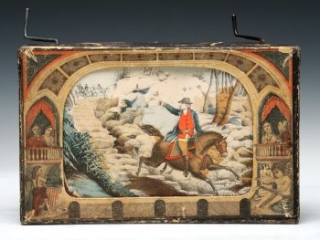 Click for a larger view. "The Historiscope: A Panorama & History of America" by Milton Bradley & Co., ca. 1860-1890
