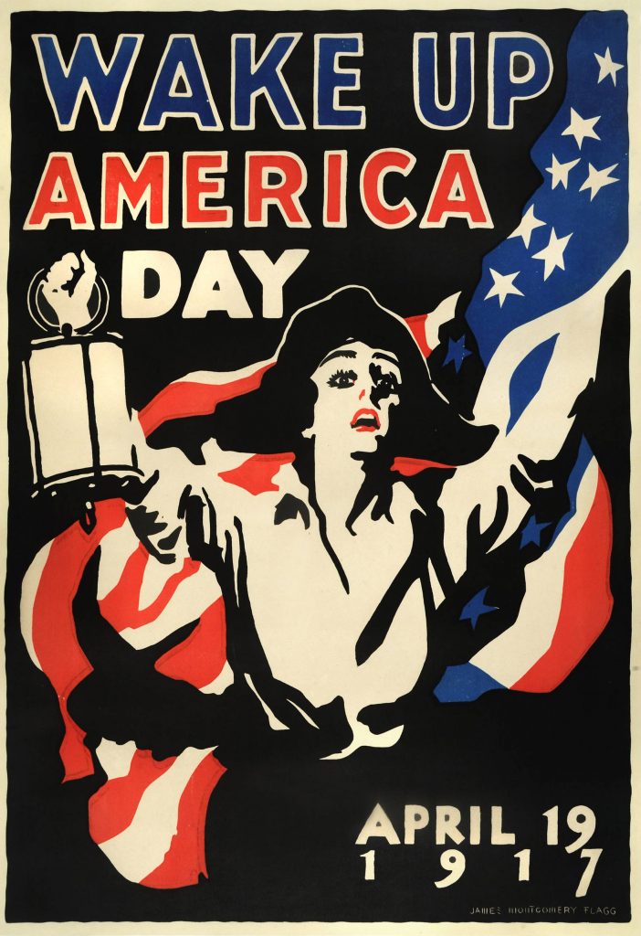 Wake Up America Day by James Montgomery Flagg, 1917
