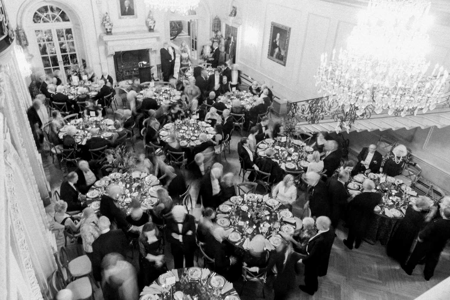 Seating for 110 in the Ballroom. Photo by Jeremy Chou.