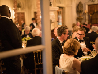 Black tie dinner in the Ballroom. Photo by Elliott O'Donovan.
