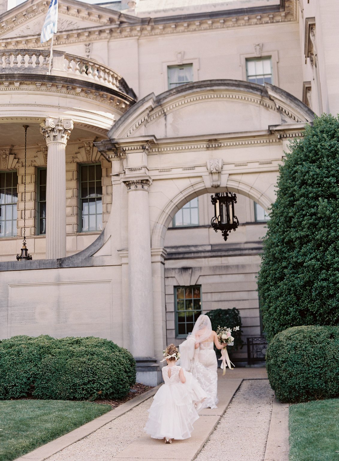 <h2>Flower girl duty</h2>Photo by Laura Gordon. Natalie Schlosser for Pamela Barefoot, planner.