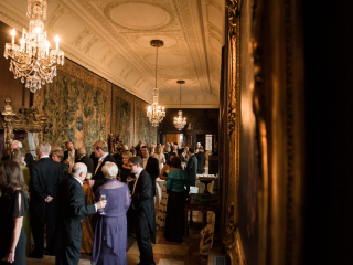 Cocktails in the Olmsted Gallery. Photo by Elliott O'Donovan.