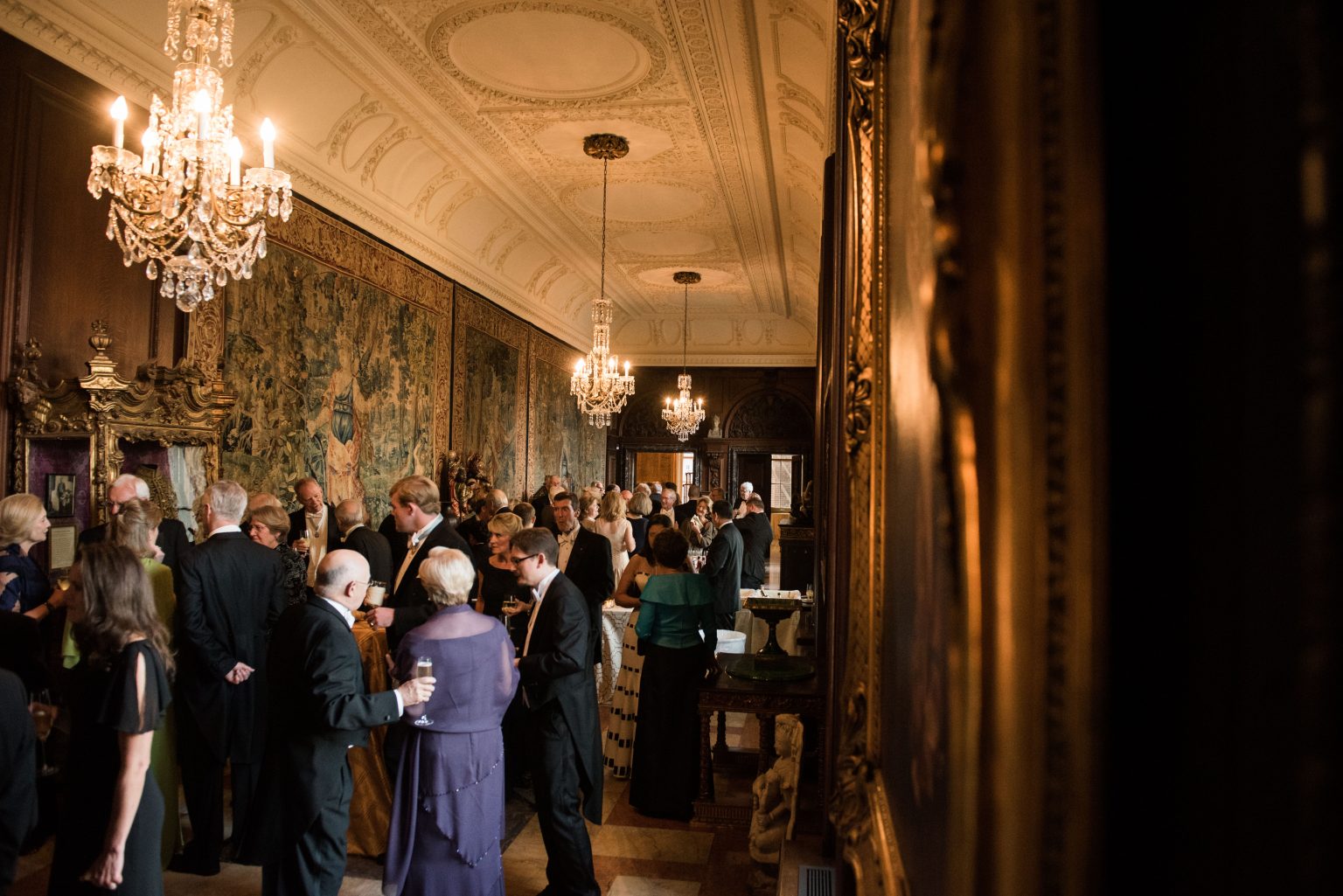 Cocktails in the Olmsted Gallery. Photo by Elliott O'Donovan.