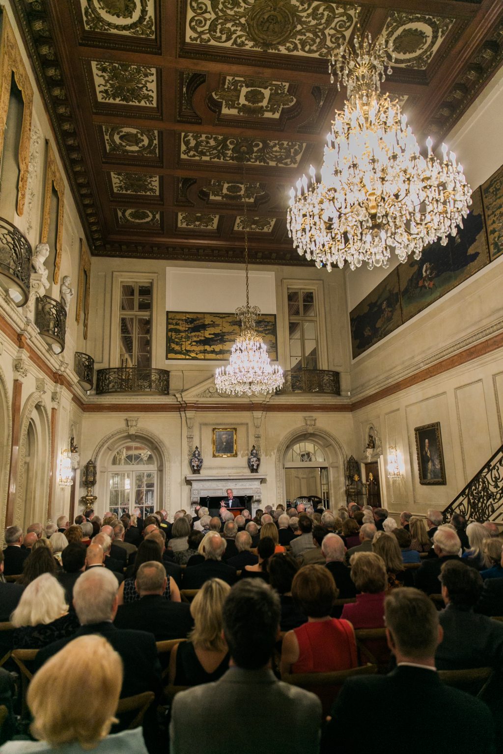 h2>Seated lecture in the Ballroom</h2>Photo by Jeremy Chou.