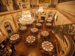 Seating for 120 in the Ballroom. Photo by Philip Gerlach.