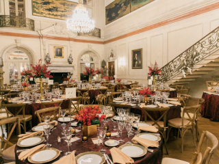 Wide view of Ballroom setting. Photo by Jeremy Chou.